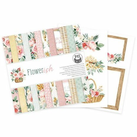 Piatek13 - Paper pad Flowerish 15,2x15,2 cm P13-FLO-09