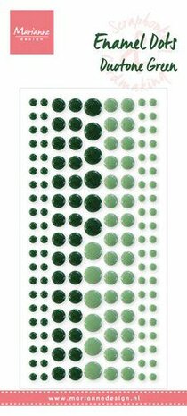 Marianne Design Decoration Enamal dots - Duotone Groen PL4522 95x210cm