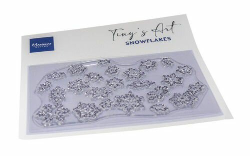 Marianne Design Clear Stamps Tiny&lsquo;s Art - Sneeuwvlokken TC0916 130x85mm