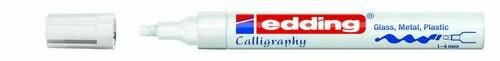 Edding-755 kalligrafie glanslak marker wit 1-4 mm / 4-755049