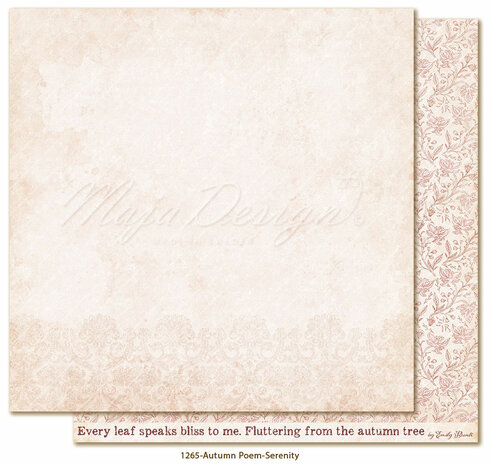 Maja Design Autumn Poem - Paperpack 15,2 x 15,2 cm