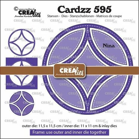 Crealies Cardzz Frame &amp; inlay Nina CLCZ595 