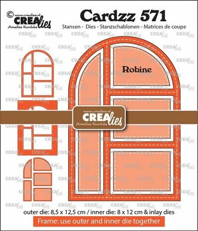 Crealies Cardzz Frame &amp; inlay Robine CLCZ571