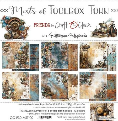 Craft O&#039;Clock Mists Of To0lbox Town 30,5x30,5 cm