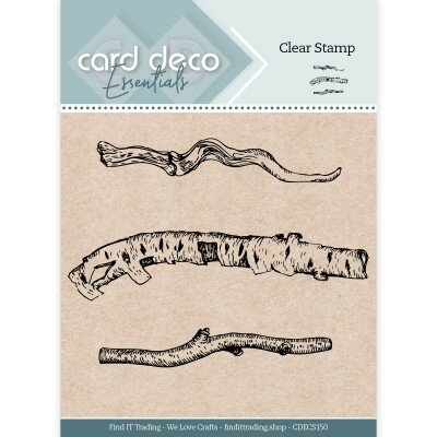 Card Deco Essentials - Clear Stamp - Birch Trunk