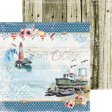Craft OClock Paper Collection Set 6 x 6Seaside Greetings