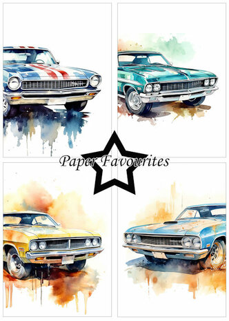 Paper Favourites A5 Muscle Cars