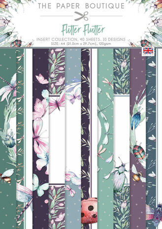 The Paper Boutique Flitter Flutter Insert Collection