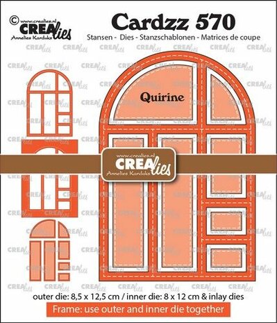 Crealies Cardzz Frame &amp; inlay Quirine CLCZ570 