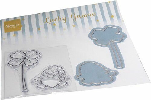 Marianne Design Clear Stamp &amp; die set - Lucky Gnome CS1127 150x150mm
