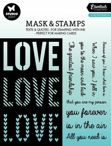 Studio Light Mask &amp; Stamp Essentials nr.01 SL-ES-MST01