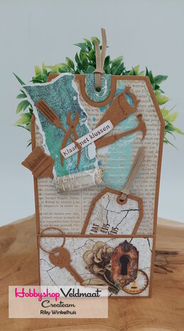 CraftEmotions Big Nesting Die - Labels + label XL Card 11x22,5cm - 10x18,2cm