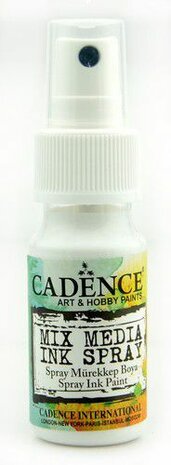 Cadence Mix Media Inkt spray Wit 25 ml