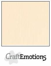 CraftEmotions linnenkarton zand 30,0 x 30,0 cm 