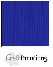 CraftEmotions linnenkarton kobaltblauw 30,0x30,0cm