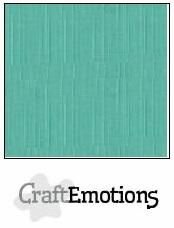 CraftEmotions linnenkarton saliegroen pastel 30,0 x 30,0 cm