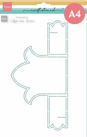 Marianne Design Craft Stencil - Anja&lsquo;s Tulp PS8137 21x30cm
