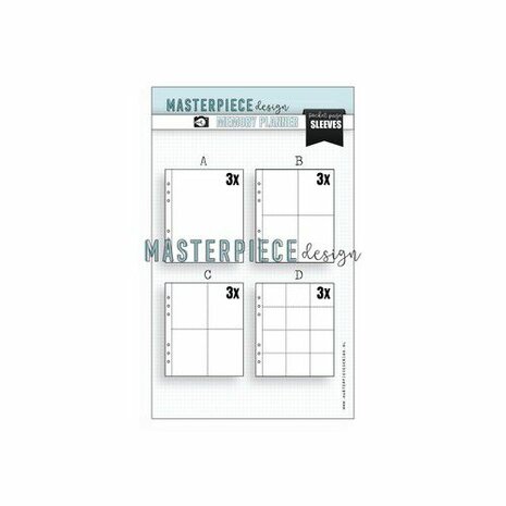 Masterpiece Memory P-Pocket Page sleeves-6x8 variety 12st MP202057 12 pcs - 2x design A-F