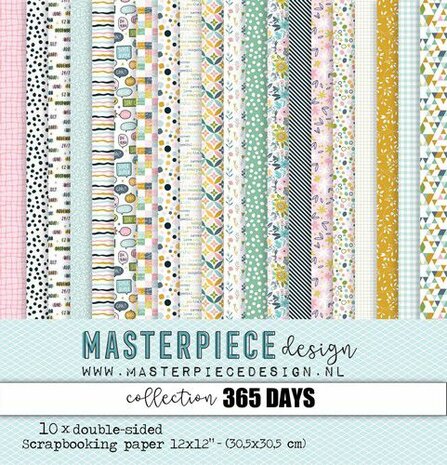 Masterpiece Papiercollectie 365 days 12x12 10vl MP202079