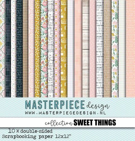 Masterpiece Papiercollectie Sweet Things 12x12 10vl MP202002