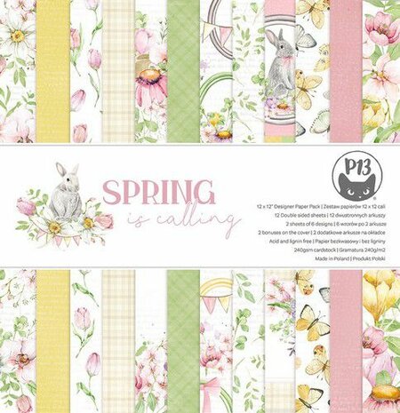 Piatek13 - Paper pad Spring is calling 30,5 x 30,5 cm P13-SPC-08