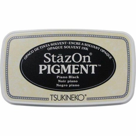Stazon Pigment Inktkussen - Piano Black 
