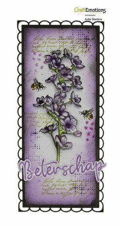CraftEmotions Impress stamp Die - Wenskaart tekst 1 (NL) Card 11x9cm