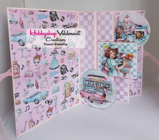 3D Cutting Sheet - Yvonne Creations - Back To The Fifties - Burgers
