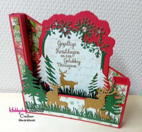 ScrapBoys Christmas Day paperset 12 vl+cut out elements 30,5cmx30,5cm