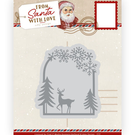 Dies - Amy Design &ndash; From Santa with love - Reindeer Scene