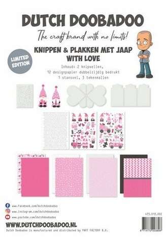 Dutch Doobadoo Kit With love knippen en plakken met Jaap 473.013.002