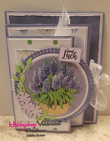 CraftEmotions clearstamps A6 - Good luck 