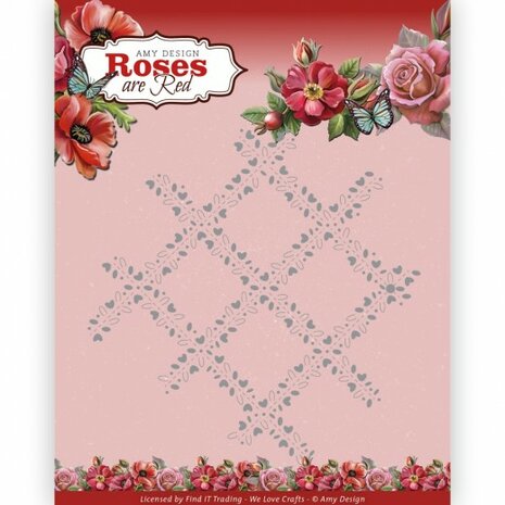 Dies - Amy Design - Roses Are Red - Rose Trellis