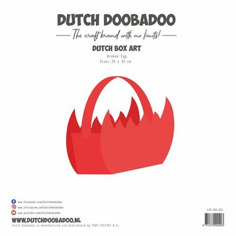 Dutch Doobadoo Box Art Gebroken ei 470.784.224 30x30cm