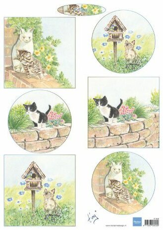 Marianne Design decoupage tiny&lsquo;s kittens IT608