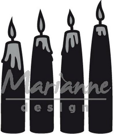 Marianne Design Craftable advent kaarsen CR1425