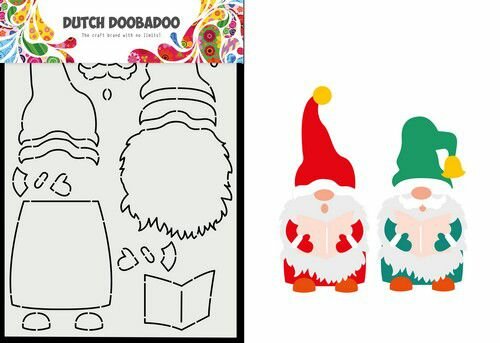 Dutch Doobadoo Card Art Built up Caroling Gnome 470.784.143 A5
