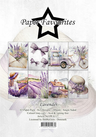 Paper Favourites A5 Lavender