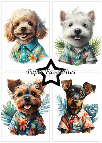 Paper Favourites A5 Summer Dogs