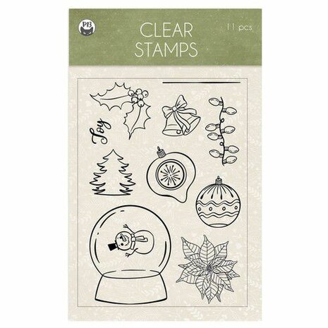 Piatek13 - Clear stamp set Cosy Winter 01 A6