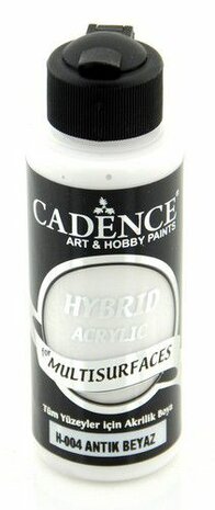 Cadence Hybride acrylverf (semi mat) Antiek wit 01 001 0004 0120