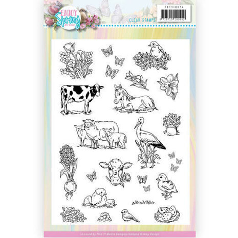 Clear Stamps - Amy Design - Enjoy Spring