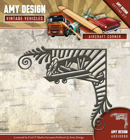 Die - Amy Design - Vintage Vehicles - Aircraft Corner