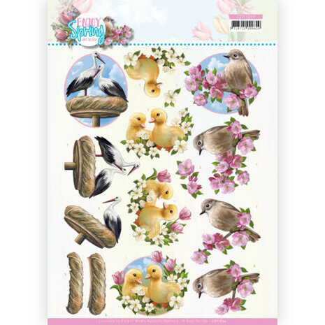 3D Cutting Sheet - Amy Design - Enjoy Spring - Birds