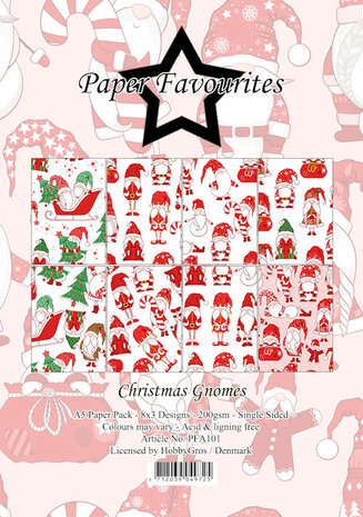 Paper Favourites A5 Christmas Gnomes