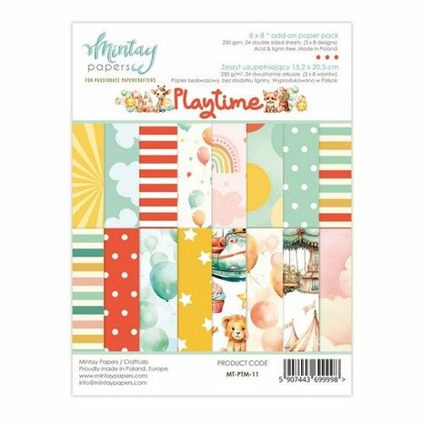 Mintay A5 Add-On Paper Pad - Playtime MT-PTM-11