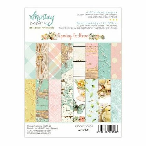 Mintay A5 Add-On Paper Pad - Spring Is Here MT-SPR-11