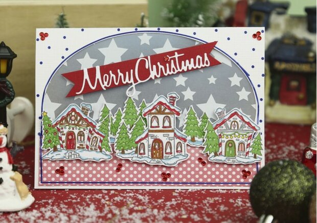 Clear Stamps - Yvonne Creations Christmas Scenery