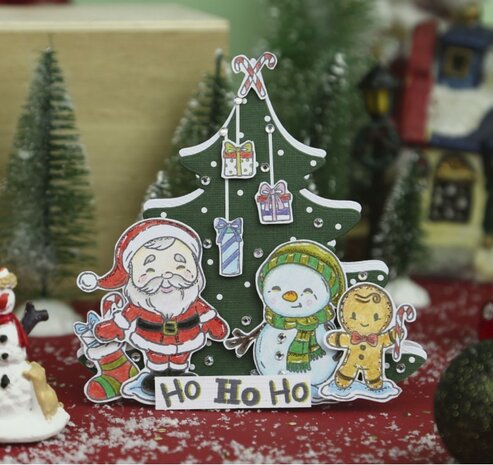 Clear Stamps - Yvonne Creations Christmas Scenery