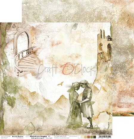 Craft OClock Paper Collection Set 12"*12" Bittersweet Heights, 250 gsm 